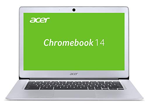 Acer Chromebook 14 Notebook (14 Zoll Full-HD IPS matt, Aluminium A-Cover, 17mm flach, extrem lange Akkulaufzeit, schnelles WLAN, HDMI, Google Chrome OS) Silber von Acer