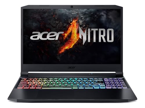 Acer Nitro 5 (AN515-45-R47D) Gaming Laptop | 15, 6 FHD 144Hz Display | AMD Ryzen 7 5800H | 16 GB RAM | 512 GB SDD | NVIDIA GeForce RTX 3060 | Windows 11 | QWERTZ Tastatur | schwarz von Acer