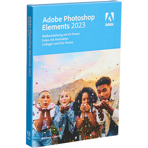 Adobe Photoshop Elements 2023 Software Vollversion (PKC) von Adobe