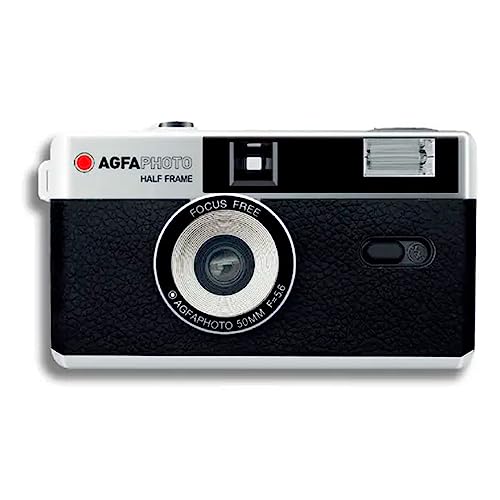 AgfaPhoto analoge 35mm 1/2 Format Foto Kamera Black von AgfaPhoto
