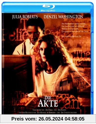 Die Akte [Blu-ray] von Alan J. Pakula