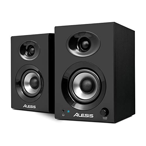 Alesis Elevate 3 MKII - Aktive Desktop-Studiolautsprecher für Heimstudios/Video-Bearbeitung/Gaming und Mobilgeräte von Alesis