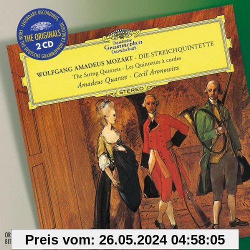 Mozart: Die Streichquintette. KV 174,406,515,516,593,614 von Amadeus Quartet