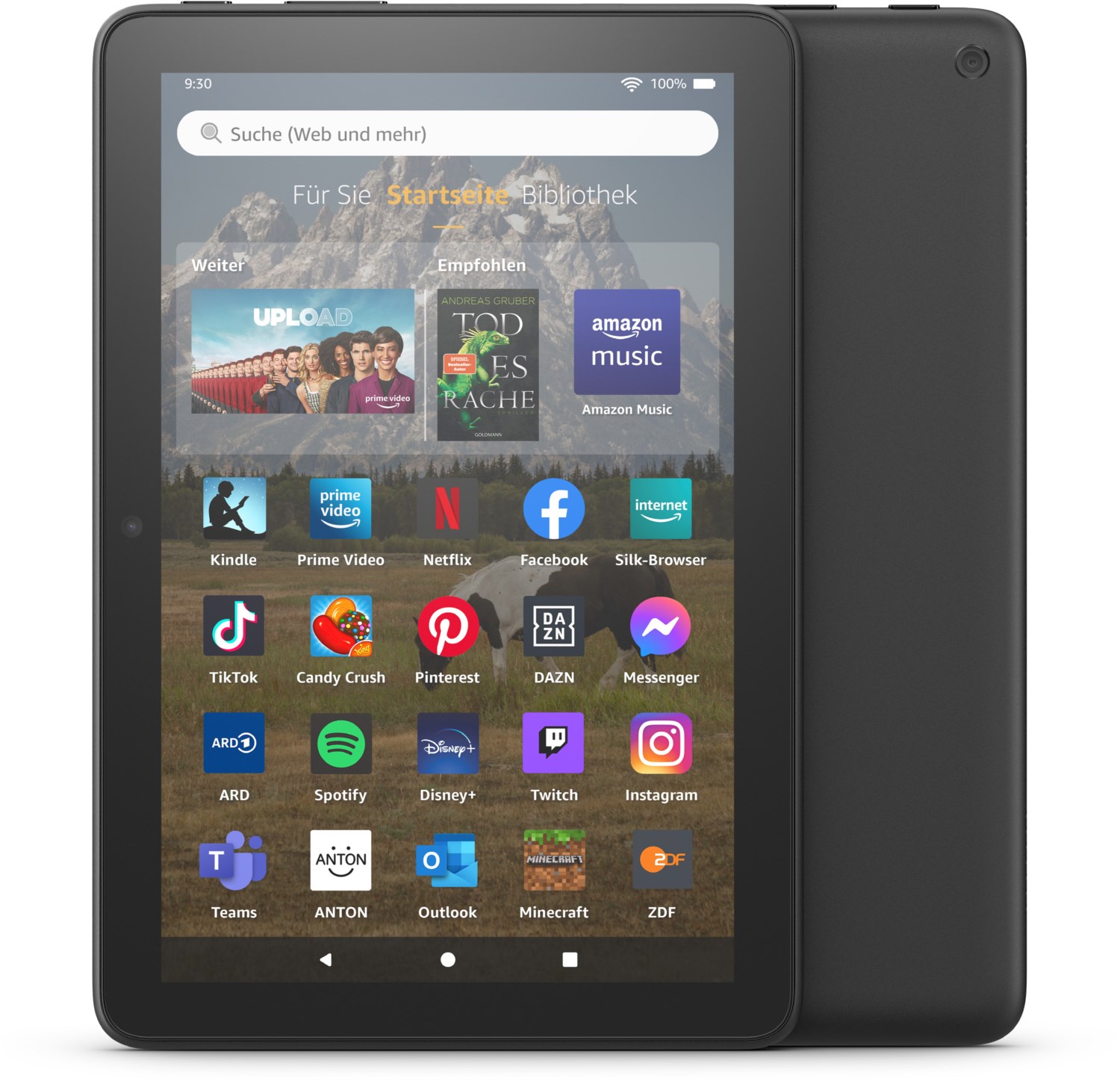 Fire HD 8 (2022) (32GB) Tablet mit Spezialangeboten schwarz von Amazon