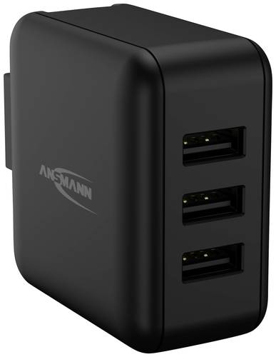 Ansmann Travel Charger TC315 USB-Ladegerät 15W Steckdose Anzahl Ausgänge: 3 x USB-A von Ansmann