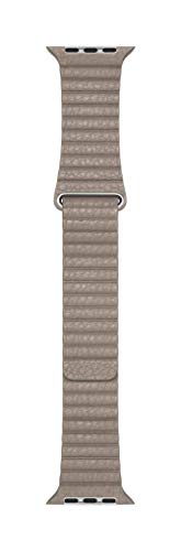 Apple Watch (44mm) Lederarmband mit Schlaufe, Stein - Large von Apple