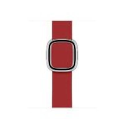 Apple Watch 40mm Modernes Lederarmband Rubinrot(PRODUCT)RED large von Apple