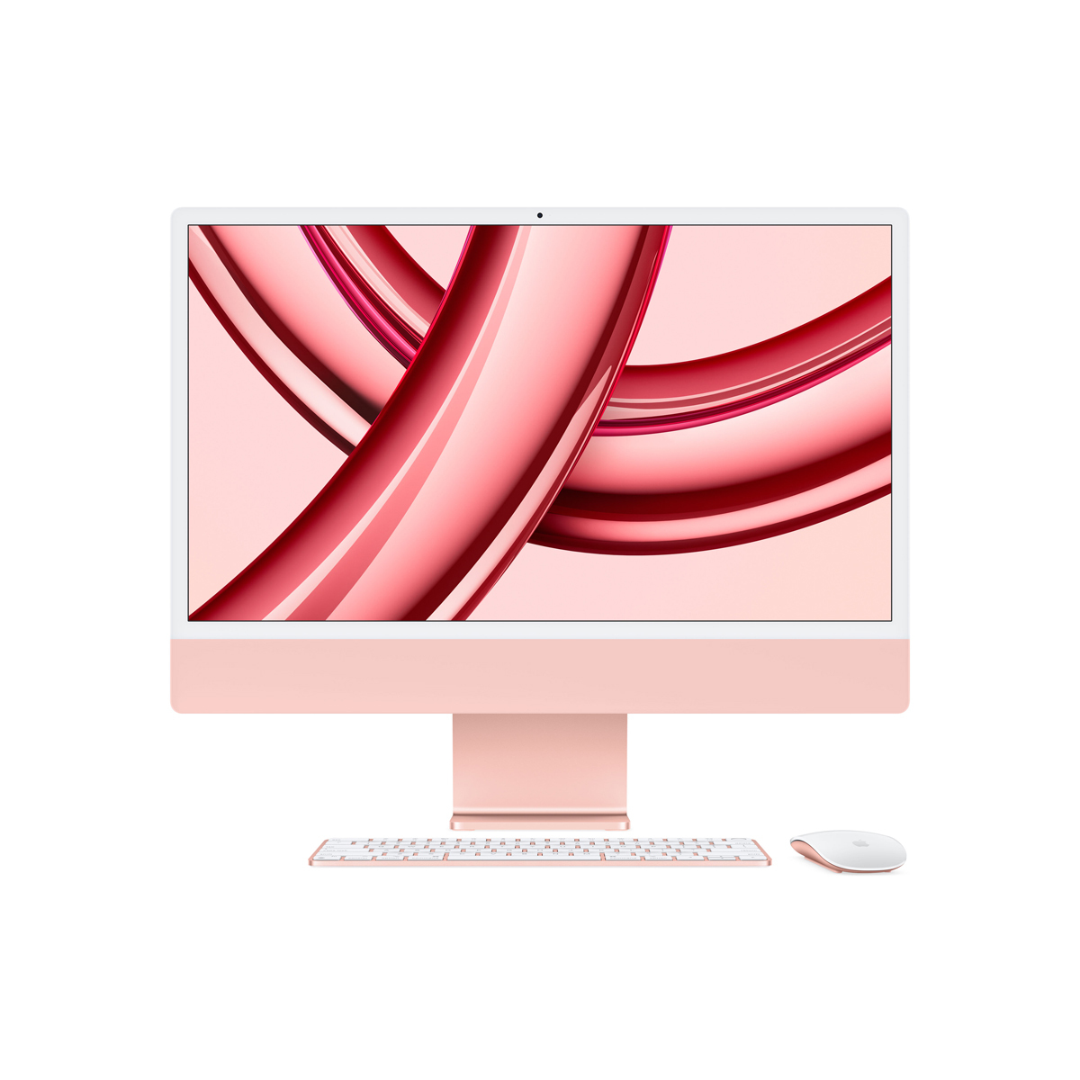 Apple iMac MQRU3D/A Rose - 35,6cm (24''), M3 8-Core Chip, 10-Core GPU, 8GB RAM, 512GB von Apple