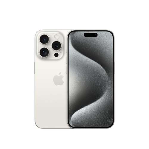 Apple iPhone 15 Pro (256 GB) - Titan Weiß von Apple