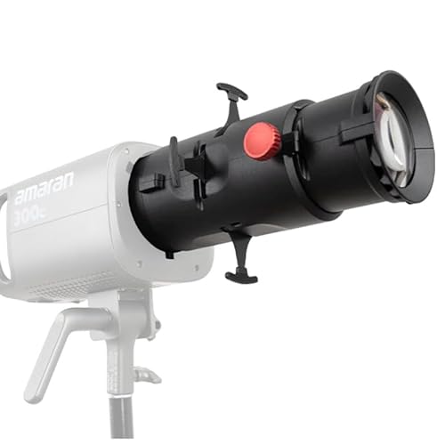 Aputure Amaran Spotlight Se Mount Set 36 Grad Projektionslinsenmodifikator kompatibel mit 100x-s 200x-s 150c 300c 300dii 300x Aputure LED-Licht und mehr. von Aputure