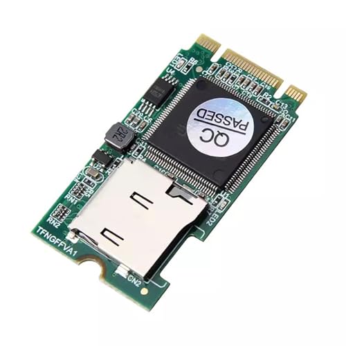 M.2 MSATA Kartenleser SDXC auf M.2 T-Flash-Adapter Kartenkonverter für Desktop-Laptops M.2 NGFF Mobile SSD Karte MSATA Transferkarte von Asukohu
