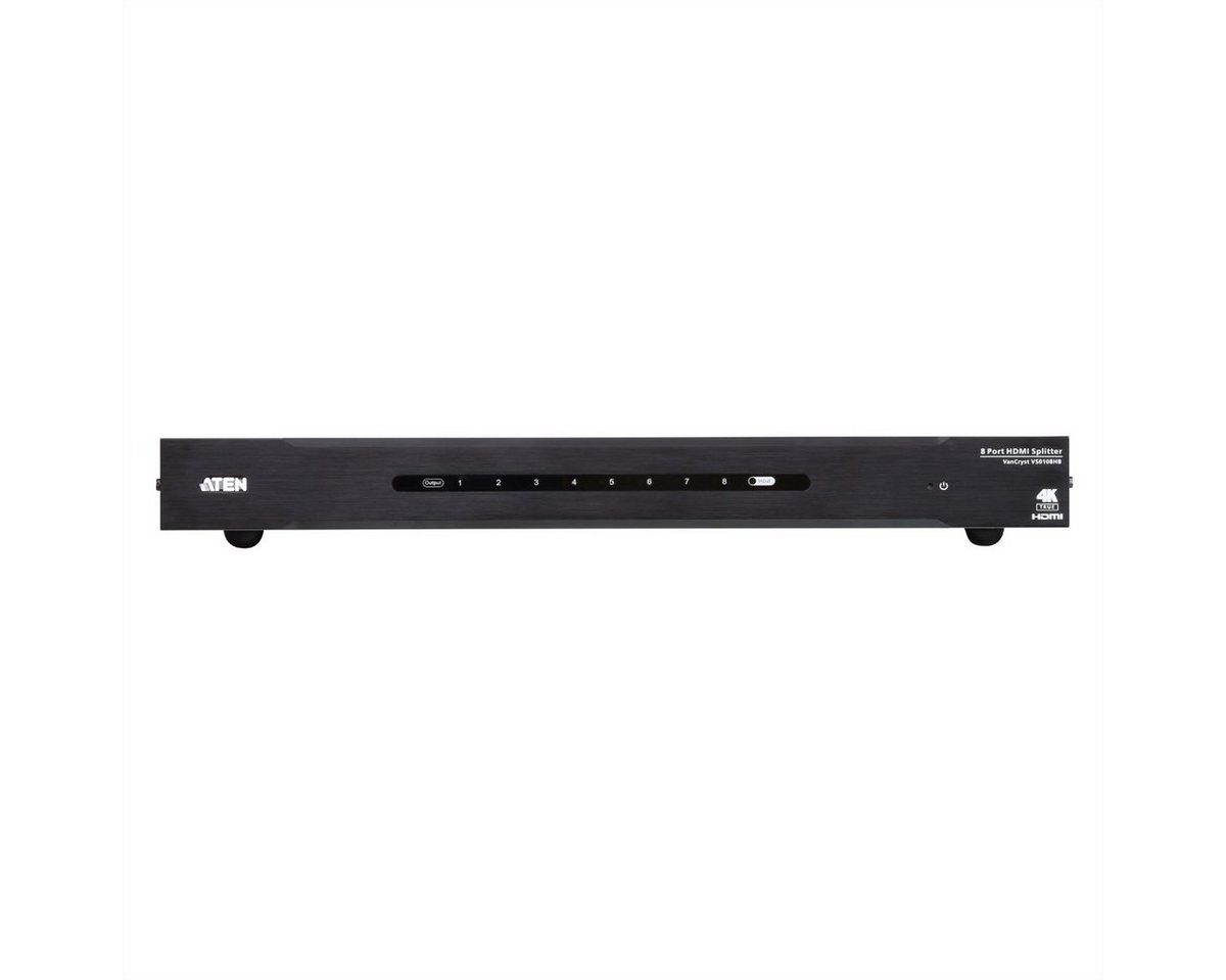 Aten VS0108HB HDMI True 4K Splitter, 8 Ports Audio- & Video-Adapter von Aten