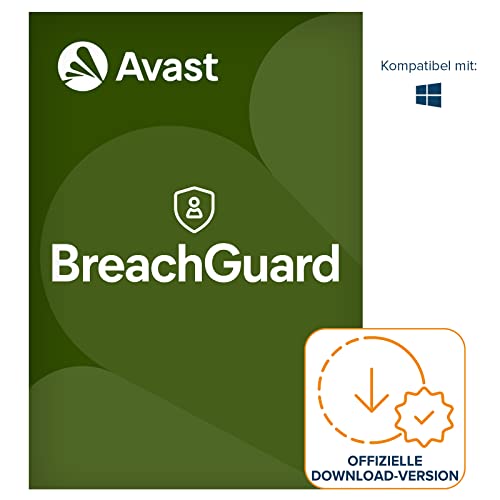 Avast Breach Guard 2024 - Vertrauliche Online-Daten vor Datenlecks schützen - für Windows | 1 Gerät | 1 Jahr | PC/Mac | Aktivierungscode per Email von Avast