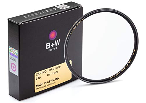 B+W UV-Haze- und Schutz-Filter (58mm, MRC Nano, XS-Pro, 16x vergütet, slim, Premium) von B+W