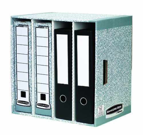 Bankers Box System Schreibtisch Organiser (4 Fächer) 1 Stück grau von BANKERS BOX