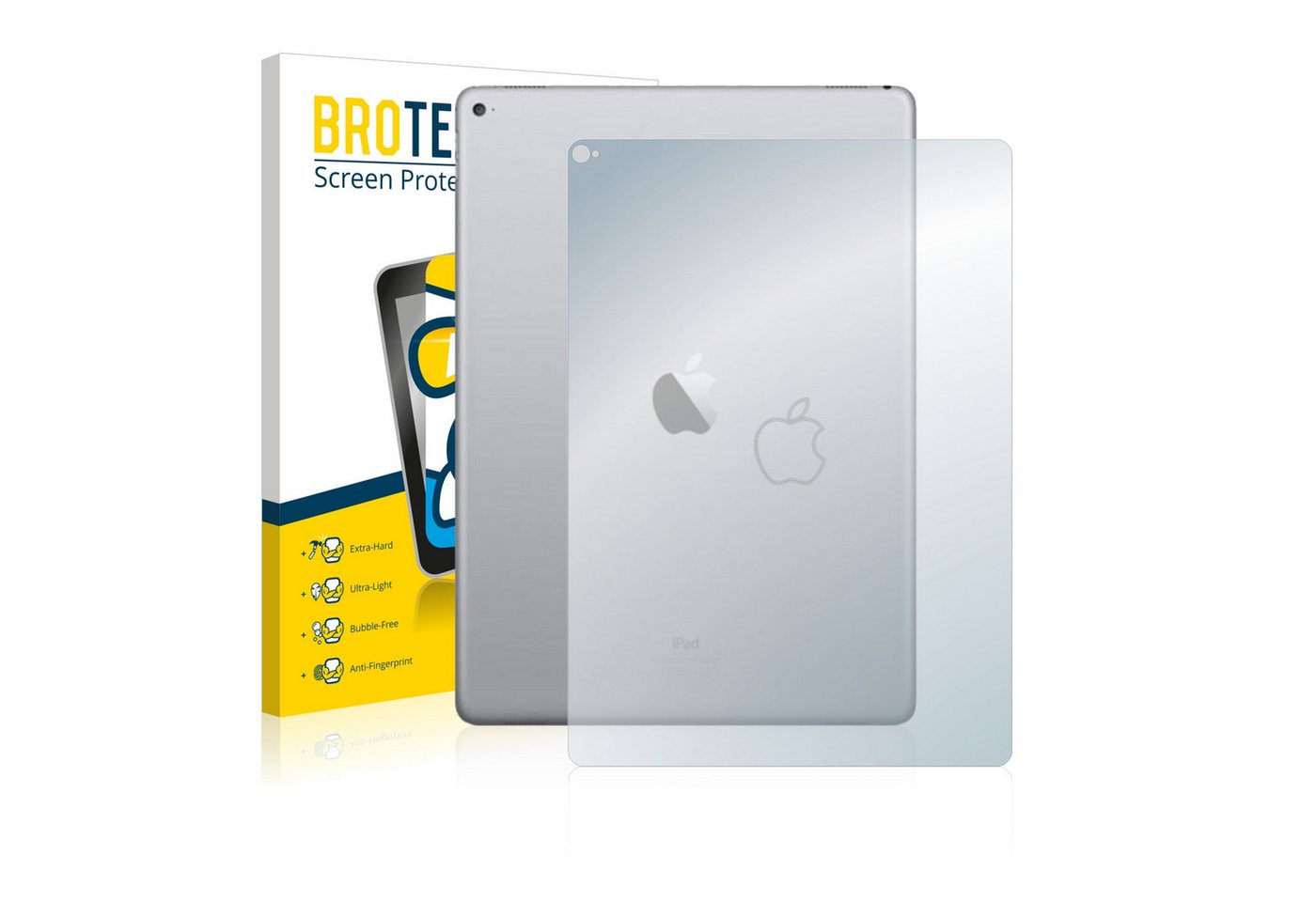 BROTECT flexible Panzerglasfolie für Apple iPad Pro 12.9 2015 (Rückseite), Displayschutzglas, Schutzglas Glasfolie klar" von BROTECT