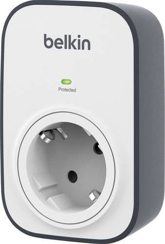 Belkin BSV102vf Überspannungsschutz-Zwischenstecker Weiß, Grau von Belkin
