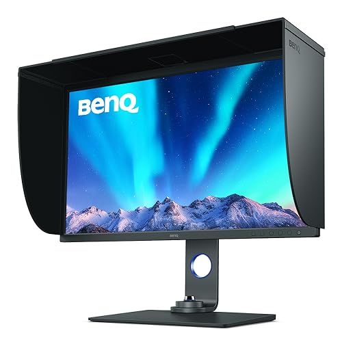 BenQ SW321C Fotografen Monitor (AQCOLOR Technologie, 32 Zoll, 4K UHD, IPS, P3-Farbraum, USB-C-Laden, DP / HDMI, Hardware kalibriert, Höhenverstellbar), MacBook kompatibel von BenQ