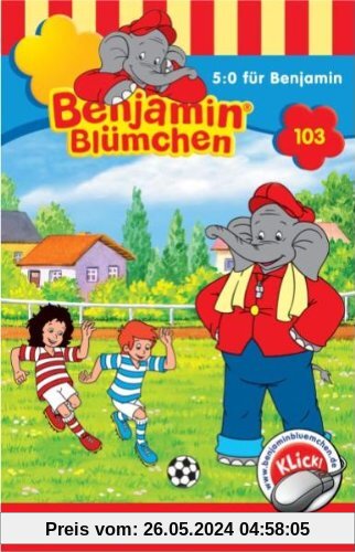 Benjamin Blümchen 103. 5:0 für Benjamin. Cassette [Musikkassette] von Benjamin Blümchen