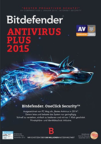 Bitdefender Antivirus Plus 2015 12 Monate / 1 User [Download] von Bitdefender