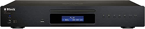 BLOCK C-250 CD-Player kompatibel mit HDCD, CD-R, CD-RW, MP3, Black von Block