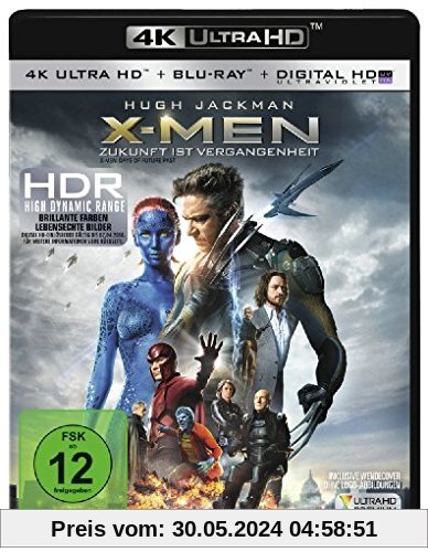 X-Men - Zukunft ist Vergangenheit  (+ 4K Ultra HD-Bluray) [Blu-ray] von Bryan Singer