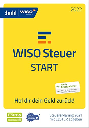 WISO Steuer-Start 2022 (für Steuerjahr 2021|frustfreie Verpackung) von Buhl Data Service