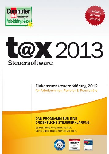 t@x 2013 (für Steuerjahr 2012) [Download] von Buhl Data Service