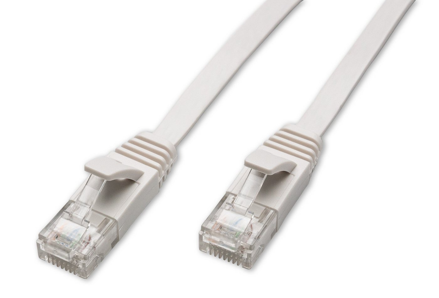 CAPTIVA Kabel Patchkabel CAT 6a Kabel für Netzwerk, LAN und Ethernet 1m weiß Computer-Kabel von CAPTIVA