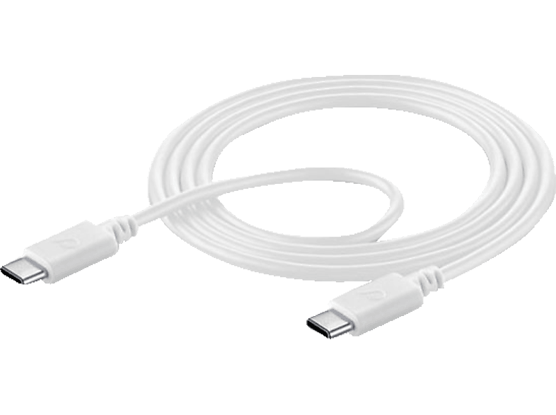 CELLULAR LINE USB Typ-C - Typ-C, Verbindungskabel, 1,2 m, Weiß von CELLULAR LINE