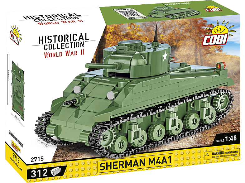 COBI - Sherman M4A1 Bausatz, Mehrfarbig von COBI