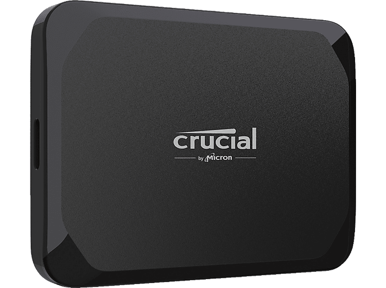 CRUCIAL X9 Portable Festplatte, 1 TB SSD, extern, Schwarz von CRUCIAL