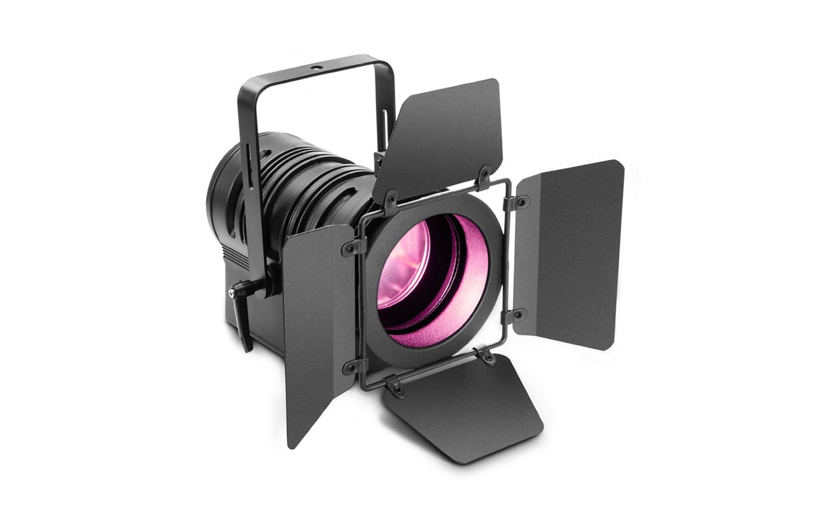 Cameo TS 60 W RGBW Theater-Spot mit Plankonvexlinse und 60W RGBW-LED in schwarzem Gehäuse von Cameo