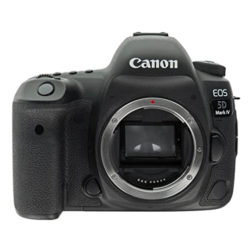 Canon EOS 5D Mark IV SLR-Digitalkamera (30,4 MP, 8,1cm Touchscreen-LCD, DIGIC 6+, Dual Pixel RAW, 4K Video, WLAN, NFC, GPS) Gehäuse, schwarz von Canon