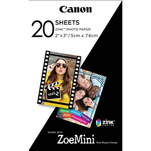 Canon ZP-2030 ZINK™ weiß Fotopapier, 20 Blatt von Canon