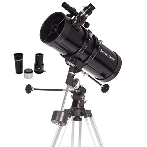 Celestron 21049 PowerSeeker 127EQ Spiegelteleskop, Schwarz von Celestron