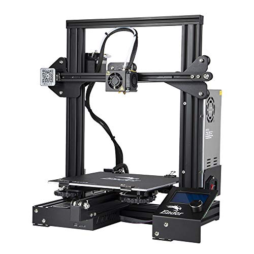 Creality Ender 3 3D-Drucker - DIY-Maschine für Studenten, Designer und Bastler - mit hochwertigem V-Profil, Precision Printing, Filaments & Hotbed, Druckfortsetzung & Netzteilschutz, 220 x 220 x 250mm von Comgrow