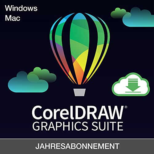 CorelDRAW Graphics Suite 2023 | Grafiksoftware für Profis | Illustration & Grafikdesign, Layout, Bildbearbeitung, Typografie | 1 Windows/Mac-Gerät | 1 Jahr | Code [Download] von Corel