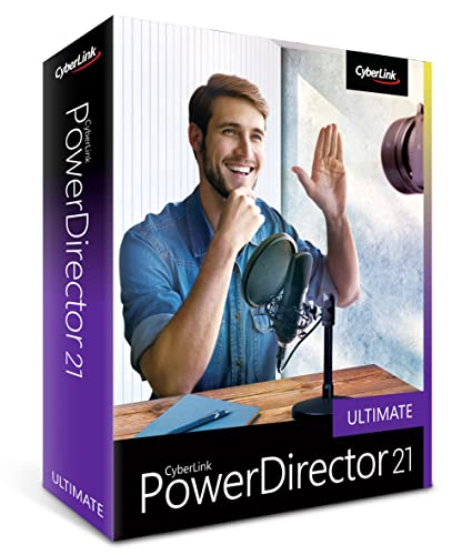 CyberLink PowerDirector 21 Ultimate | Pro-Level and Easy-to-Use Video Editing Software with Thousands of Visual Effects | Slideshow Maker | Screen Recorder | Greenscreen Editor | Windows 10/11 [Box] von CyberLink
