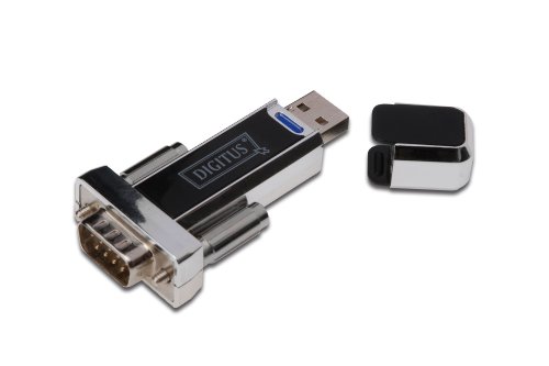 DIGITUS USB auf Seriell Adapter - RS232 Konverter - USB 1.1 Typ-A zu DSUB 9M - PL2303RA Chipsatz - Verlängerungs-Kabel von DIGITUS