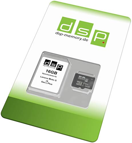 16GB Speicherkarte (Class 10) für Lenovo Moto G (4. Gen.) Plus von DSP Memory