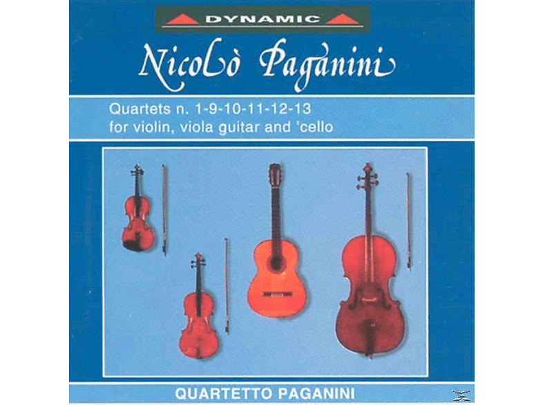 Quartetto Paganini - Quartette Mit Gitarre (CD) von DYNAMIC