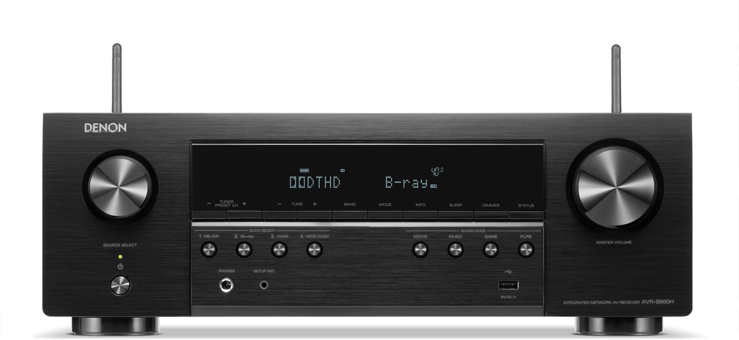 AVR-S660H Klang Effekt Receiver schwarz von Denon
