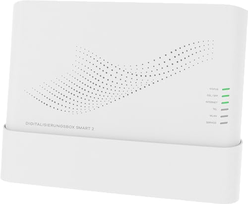 Deutsche Telekom Digitalisierungsbox Smart 2, weiß, Telefonanlage und Businessrouter, integrierte Firewall, Wi-Fi 6, VPN, VDSL2, ISDN, unterstützt Glasfaseranschlüsse von Deutsche Telekom