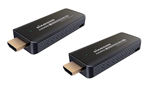 Diamond Multimedia Kabelloses HDMI-USB-betriebenes Extender-Set, TV-Sender und Empfänger für HD 1080p, Stream-Video und Audio: Laptops, PC, Kabelbox, Satellitenbox, Blu-ray, DVD, PS4, Xbox, Schwarz von Diamond Multimedia