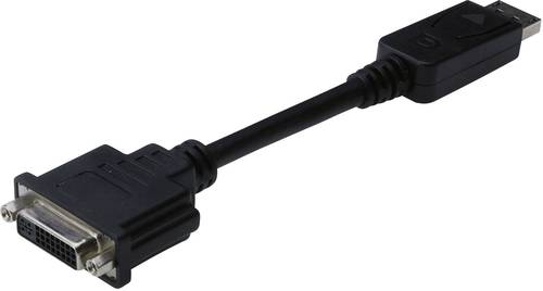Digitus AK-340409-001-S DisplayPort / DVI Adapter [1x DisplayPort Stecker - 1x DVI-Buchse 24+5pol.] von Digitus