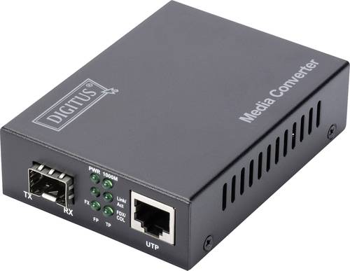 Digitus DN-82130 LAN, SFP Netzwerk-Medienkonverter 1 GBit/s von Digitus