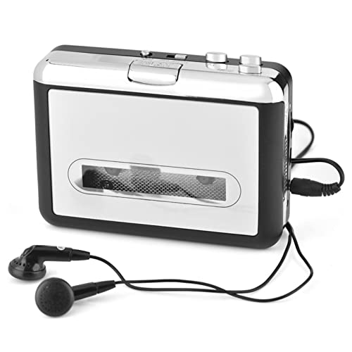 Diyeeni Kassetten auf MP3 Konvertierer Player, Tragbar USB2.0 Kassettenspieler, Plug & Play Tape auf PC Kassettenkonverter Digitalisierer Retro Walkman Player Adapter mit Kopfhörer von Diyeeni