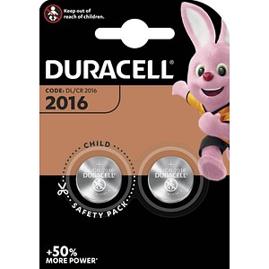2 DURACELL Knopfzellen CR2016 3,0 V von Duracell