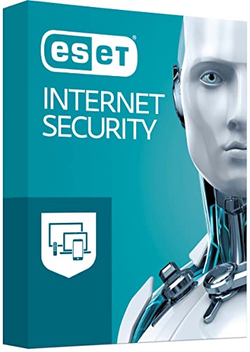 ESET Internet Security 2023 | 1 Gerät | 1 Jahr | Windows (11, 10, 8 und 7), macOS oder Android | Aktivierungscode in Standardverpackung von ESET